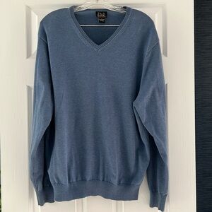 Jos A BANK blue cardigan